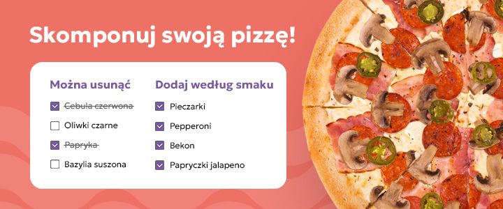 Obraz akcjiSkomponuj swoją pizzę!